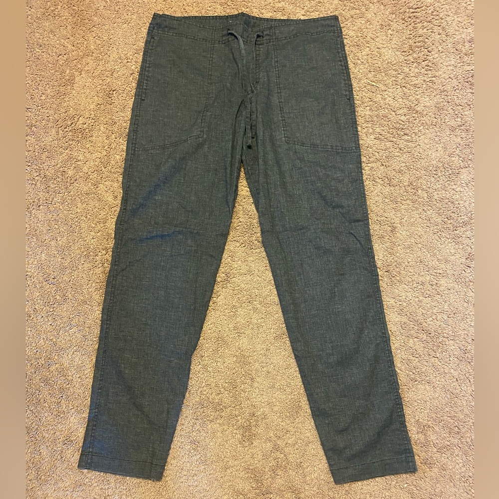 PrAna Breathe Men’s Hemp Pants medium gray